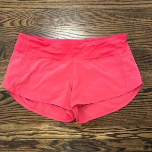 Lululemon Speed Up Low Rise Shorts. 2.5 Inseam